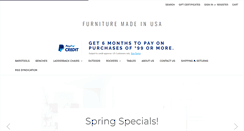 Desktop Screenshot of furnituremadeinusa.com